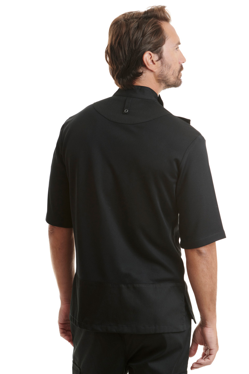 Dry Chef Jacket Black Short Sleeves