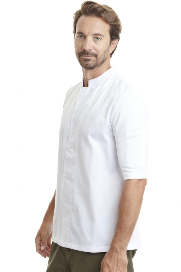 Μπλούζα Chef Pope White Short Sleeves