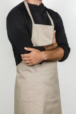 Ποδιά Ολόσωμη Chef Cotton Beige Ποδιά Ολόσωμη Chef Cotton Beige
