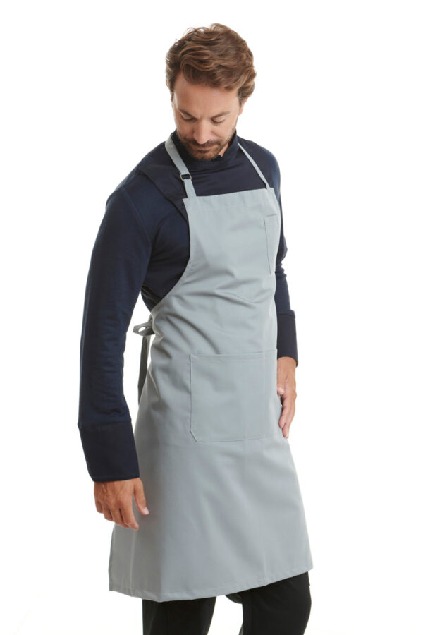 Wide Apron Grey
