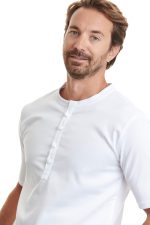 Button T-Shirt White