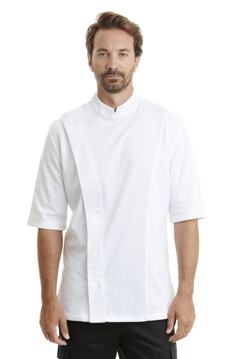 Dry Chef Jacket White Short Sleeves