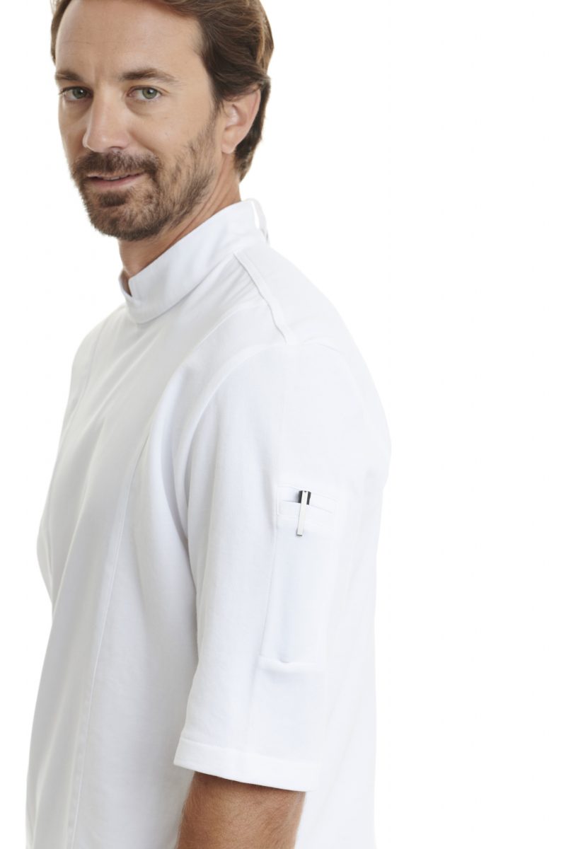 Dry Chef Jacket White Short Sleeves