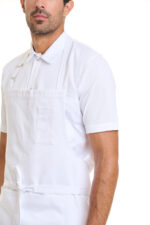 Cotton Wide Apron White