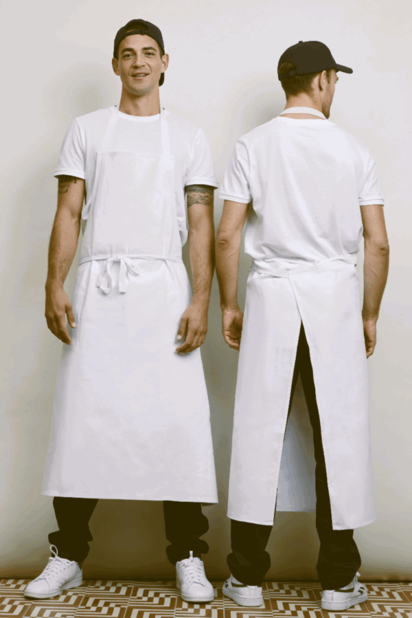 FULL-LENGTH COTTON CHEF APRON