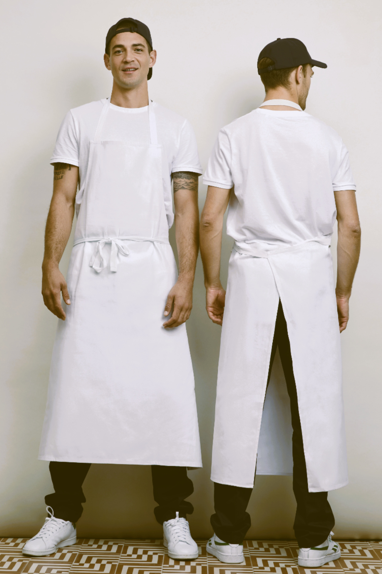 FULL-LENGTH COTTON CHEF APRON FULL-LENGTH COTTON CHEF APRON