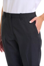 Women’s Twill Trousers with Elastic Waist