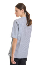 Striped Buttoned Work Shirt – Unisex Fit