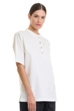 Soft Cooling Buttoned Top