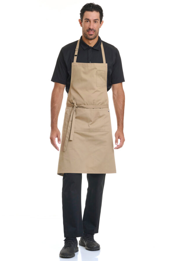 Wide Apron Beige