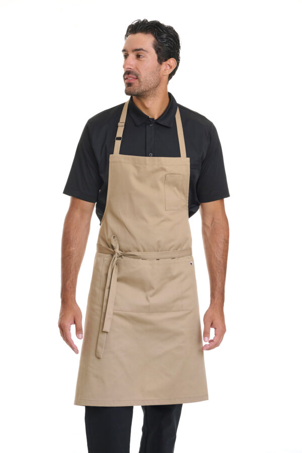 Wide Apron Beige