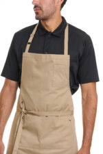 Wide Apron Beige