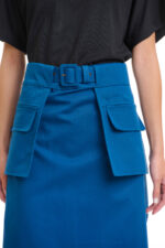 Waist Apron Skirt with Pockets & Belt