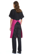 Textured Cotton Wrap Waist Apron