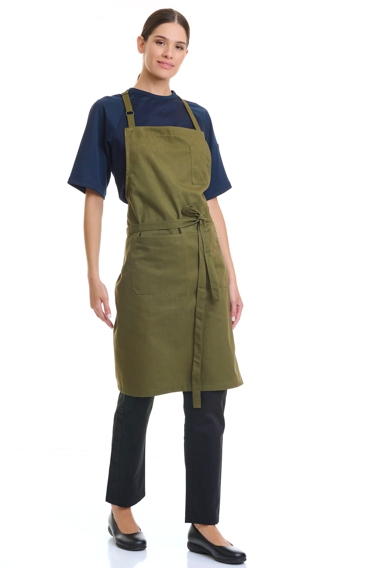 Wide Apron Olive Wide Apron Olive
