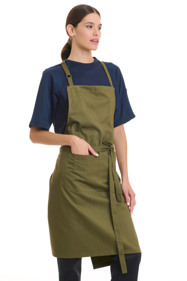 Wide Apron Olive